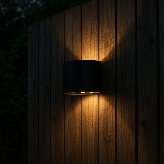 4x Solar Wall Light Marga Round - ZOLUNAZOLUNA