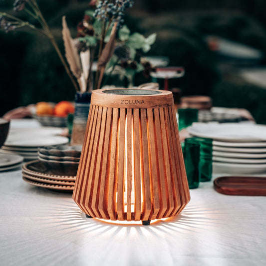 Solar Teak Light LON M