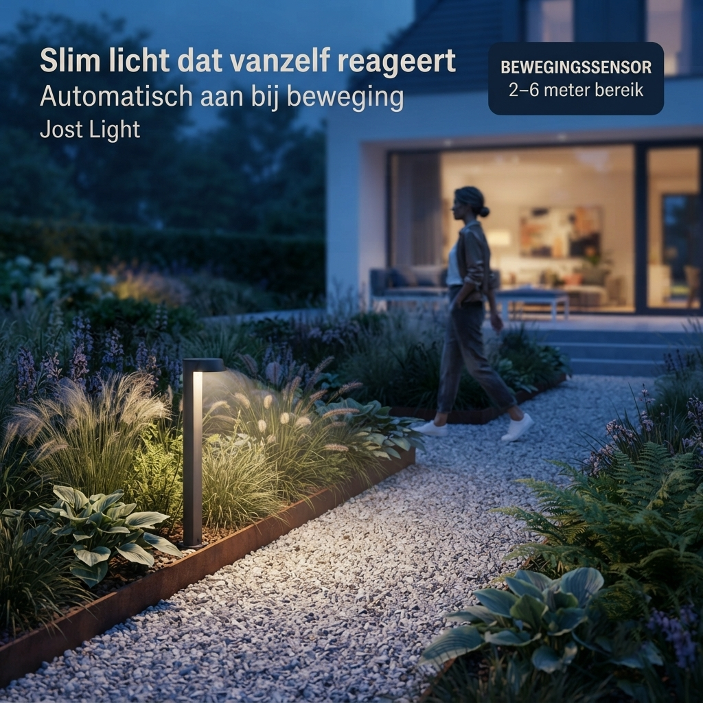 OLIVIA – Krachtige Solar Tuinlamp met Bewegingssensor