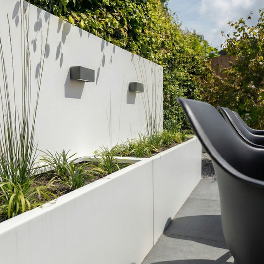 2-Delige Set: Solar Wandlamp BAS