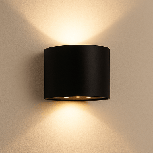 Solar Wandlamp Marga Rond | Warm Wit - Up & Down - 2 functies - ZOLUNAZOLUNA