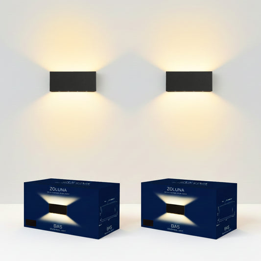 2x Solar Wandlamp BAS