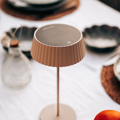 Solar Tafellamp JYP Zand - USB Oplaadbaar - Warm Licht - 30 branduren - Zwaar