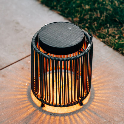 Solar Lantern Luca Deep Coal | USB Rechargeable - Dimmable - 30 hours of light