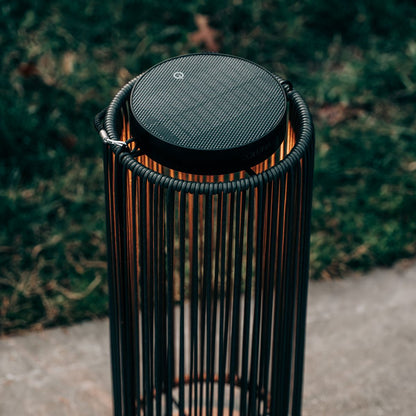 Lanterne Solaire Luca Grande Deep Coal | Rechargeable USB - Intensité Variable Tactile - 30 Heures d'Autonomie