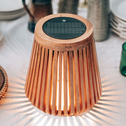 Solar Teak Light LON M