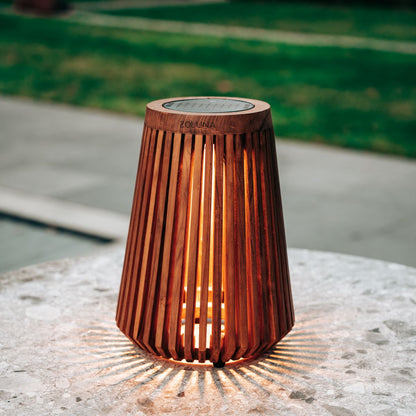 Solar Teak Light LON L