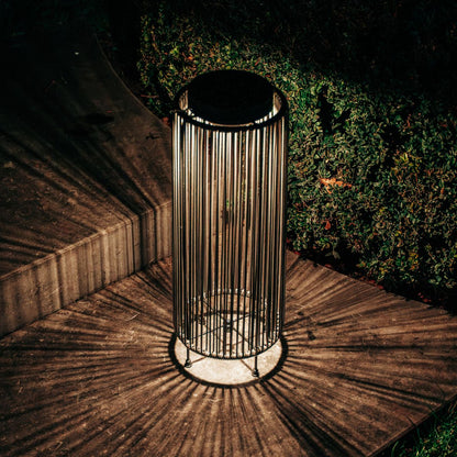 Lanterne Solaire Luca Grande Deep Coal | Rechargeable USB - Intensité Variable Tactile - 30 Heures d'Autonomie