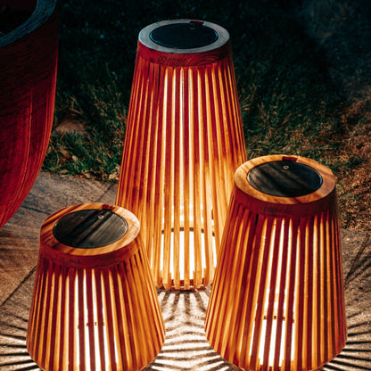 Solar Teak Lamp LON XL