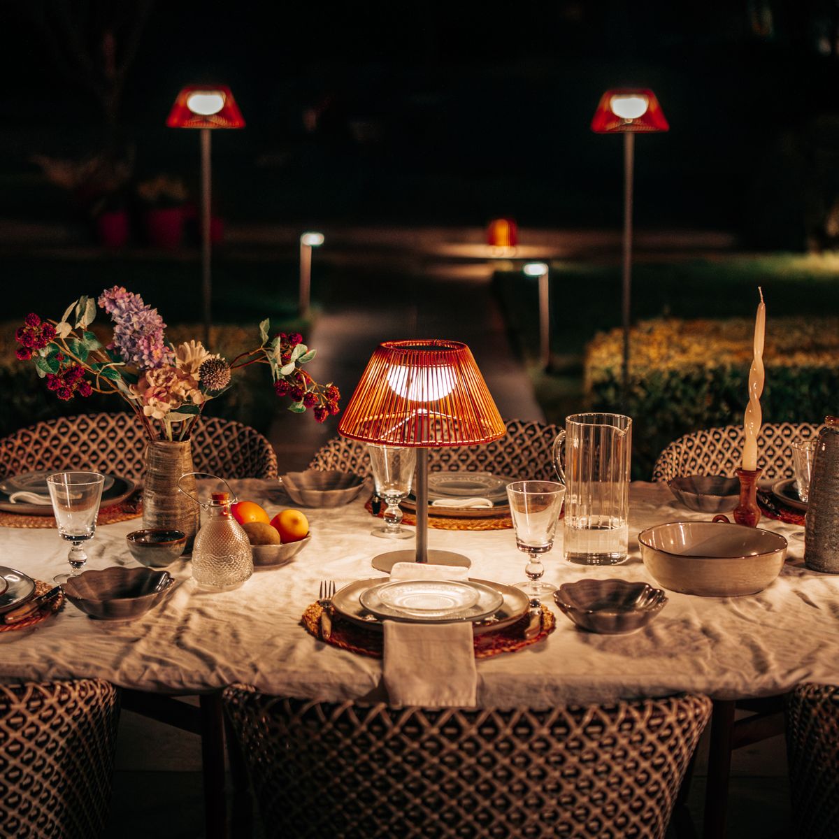 Lampadaire solaire Sofie | Lumière chaude - Télécommande - intensité variable - minuterie