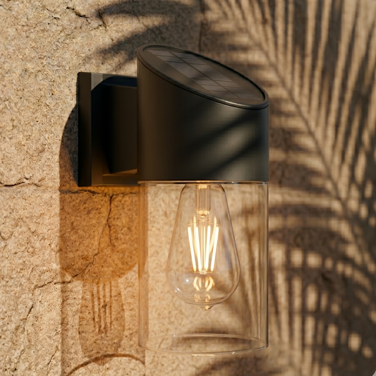 Rob Solar Wall Lamp | Aluminum - Warm White - 2 functions