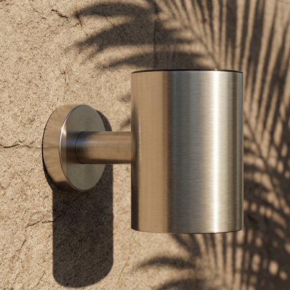 Applique murale solaire Noor | Inox - Haut & Bas - 2 Fonctions
