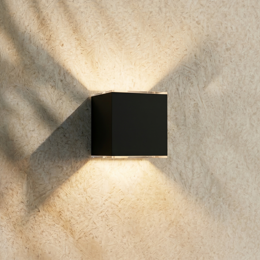 Solar Wandlamp Marga Vierkant | Warm Wit - Up & Down - 2 functies