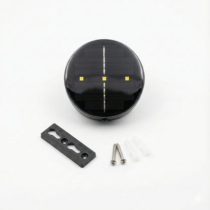 Marga Round Solar Wall Lamp | Warm White - Up &amp; Down - 2 functions