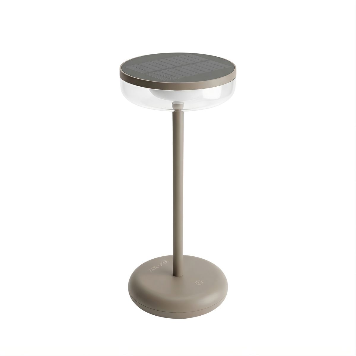 Solar Table Lamp Bobbie Cappuccino - USB Rechargeable