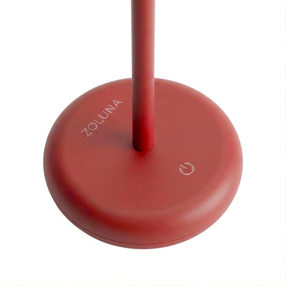 Solar table lamp Bobbie evening red - USB rechargeable