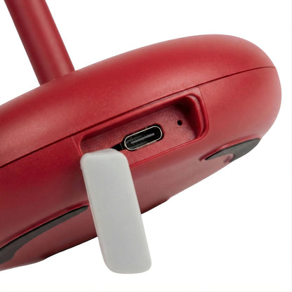 Solar table lamp Bobbie evening red - USB rechargeable