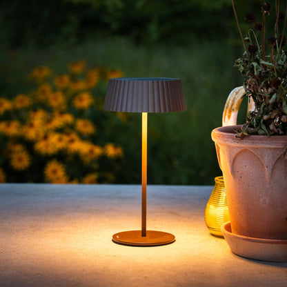 JYP Brown – Oplaadbare Solar Tafellamp met Dimfunctie