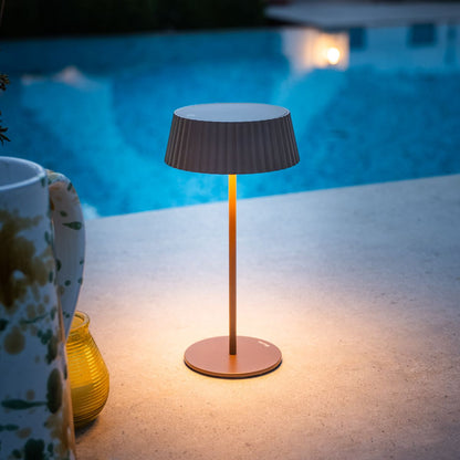 JYP Brown – Oplaadbare Solar Tafellamp met Dimfunctie