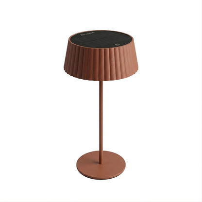 Solar Table Lamp JYP Rusty Red - USB Rechargeable - Warm Light - 30 hours of light - Heavy