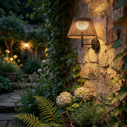 Solar Wandlamp AYLA | Warm Wit - dimbaar - afstandsbediening