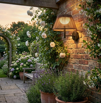 Solar Wandlamp AYLA | Warm Wit - dimbaar - afstandsbediening