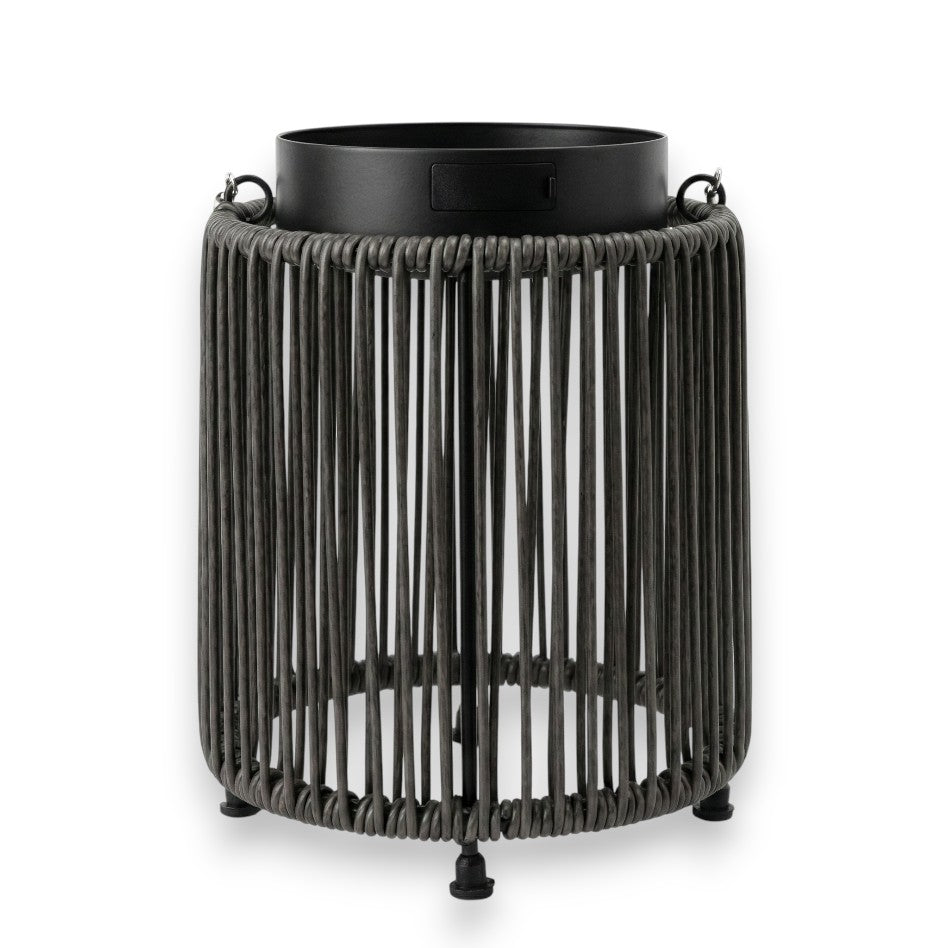 Solar Lantern Luca Deep Coal | USB Rechargeable - Dimmable - 30 hours of light