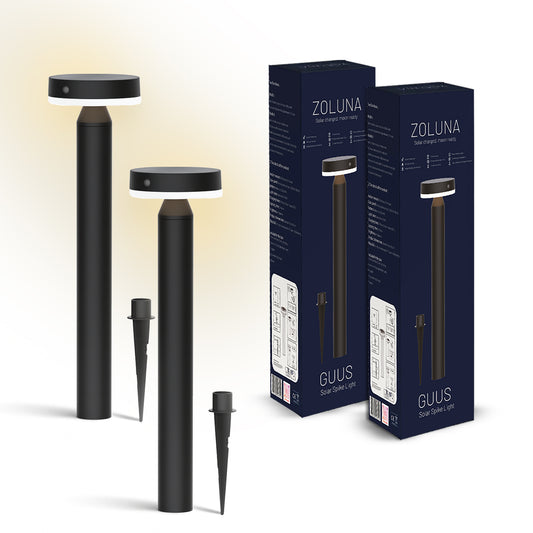 2-delige set: Solar Priklamp GUUS - Oplaadbaar