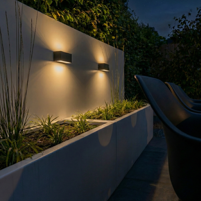 2-Delige Set: Solar Wandlamp BAS