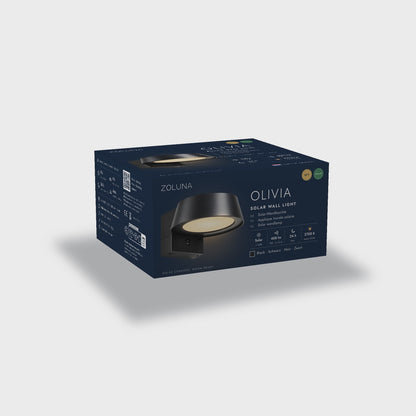 4-Delige Set: Solar Wandlamp OLIVIA - Bewegingssensor