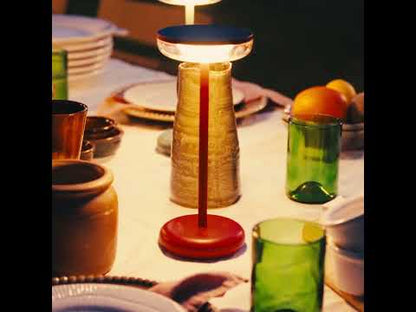 Solar table lamp Bobbie Fresh Green - USB rechargeable