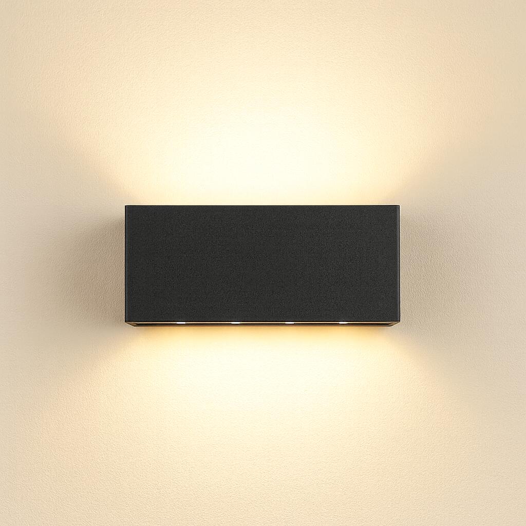 Solar Wandlamp Bas | 100 Lumen - 8 Leds - Box verlichting - ZOLUNAZOLUNA