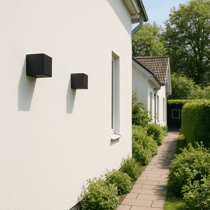 Solar Wandlamp Marga Vierkant | Warm Wit - Up & Down - 2 functies - ZOLUNAZOLUNA